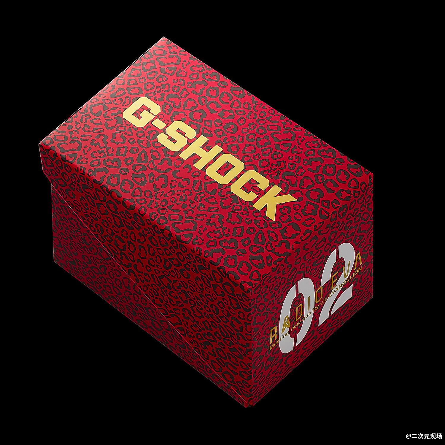 新世纪福音战士×G-SHOCK 第二弹-二号机野兽模式限定款电子表推出