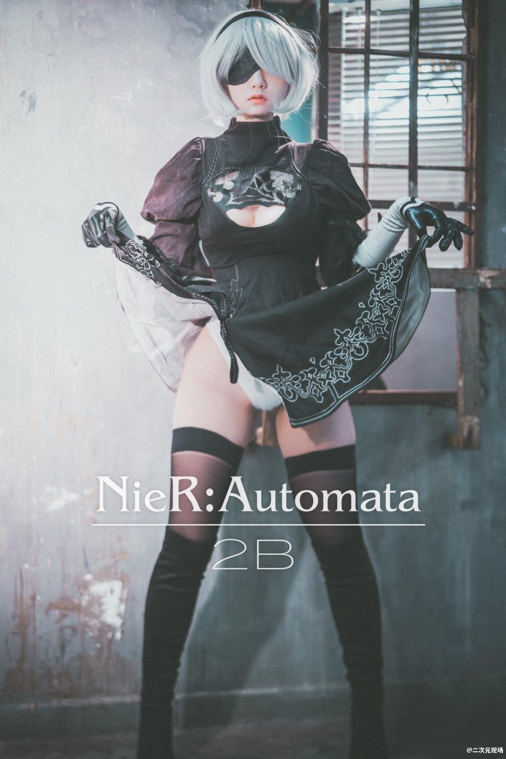 黑丝肥臀 睡衣长刀-NieR：Automate 韩妹Jenny 2B COS