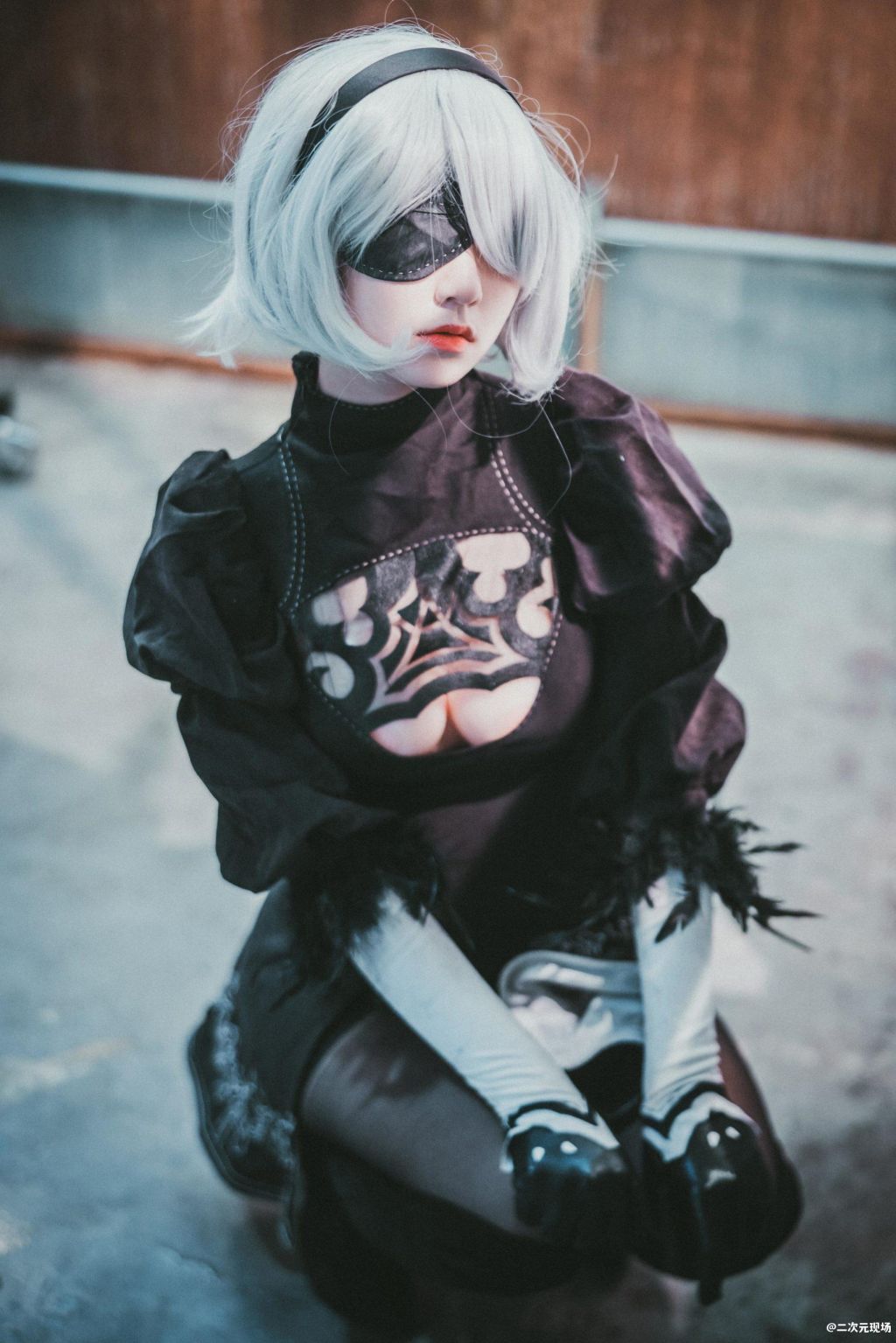 黑丝肥臀 睡衣长刀-NieR：Automate 韩妹Jenny 2B COS