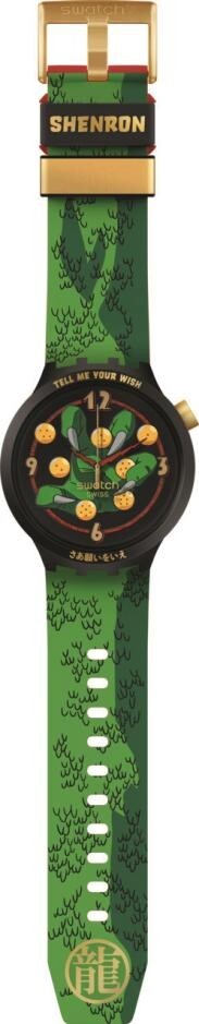 SWATCH X DRAGON BALL Z 系列全新上线 悟空，沙鲁，弗利萨，魔人布欧，悟饭，贝吉塔，龟仙人与神龙齐聚，以腕间妙趣召唤革新能量