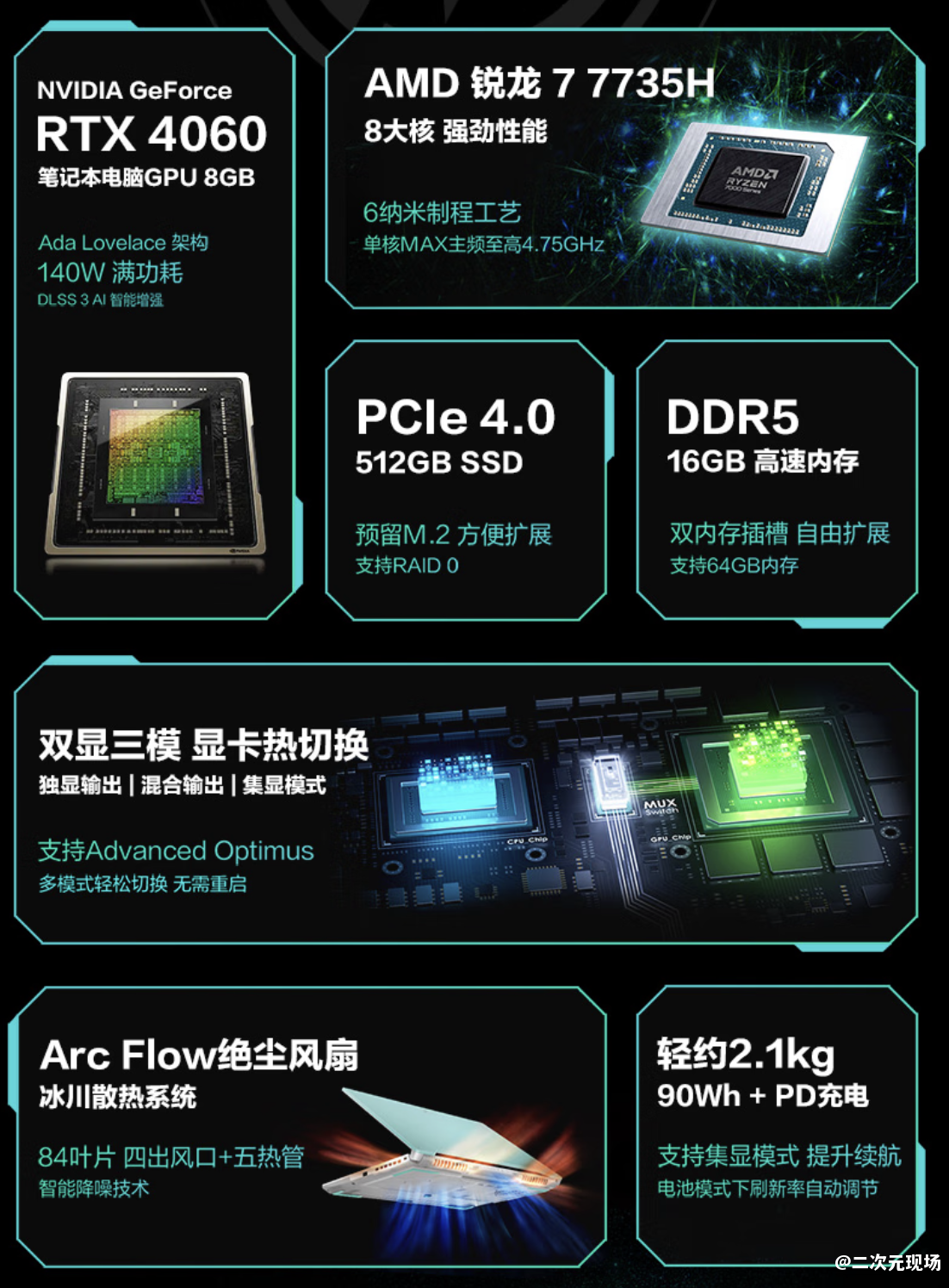 支持DLSS 3技术 华硕天选4游戏本搭配RTX4060 9999元好价来临