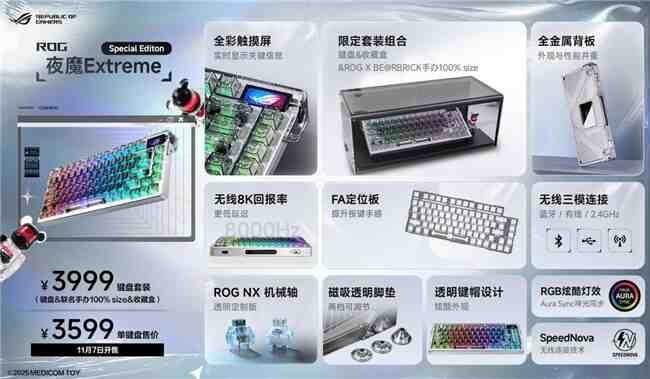 ROG新品超玩会开启！BE@RBRICK联名，ZywOo联名，各类电竞潮品重磅揭晓！